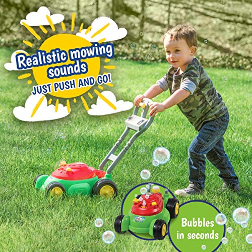 Bubble-N-Go Deluxe Toy Bubble Lawn Mower with Bubble Solution Bubble-N-Go Deluxe Toy Bubble Lawn Mower with Bubble Solution